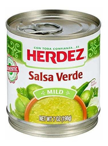 Para Hornear - Herdez Salsa Verde, Suave, 7 Oz