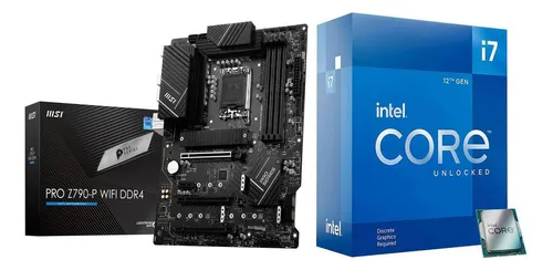 Placa Base Msi Z790-p Cpu Intel I7-12700kf