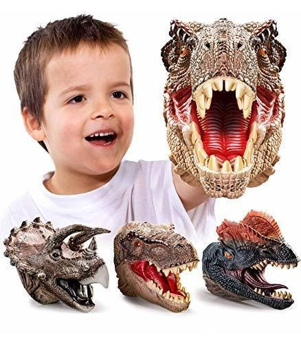Geyiie Dinosaurio Mano Puppets Juguetes Para Niños, 2zh9s