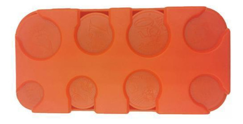 6 Caja De Almacenamiento De Monedas Euro Box Naranja