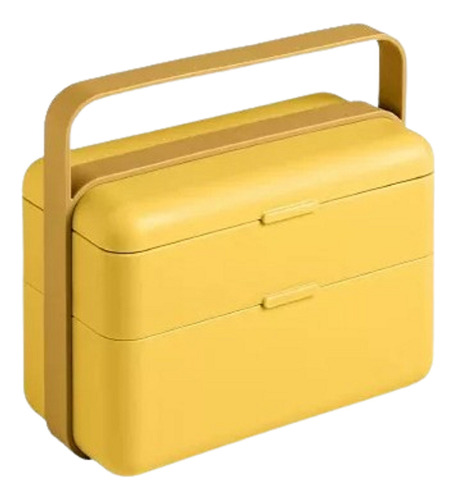 Lunchera Hermetica Contenedor Bauletto Lunchbox M Amarillo