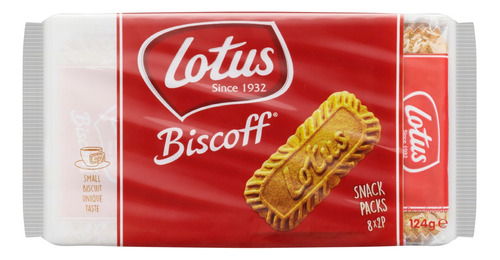 Biscoito Bolacha Belga Lotus Biscoff Pocket Snack Packs 124g