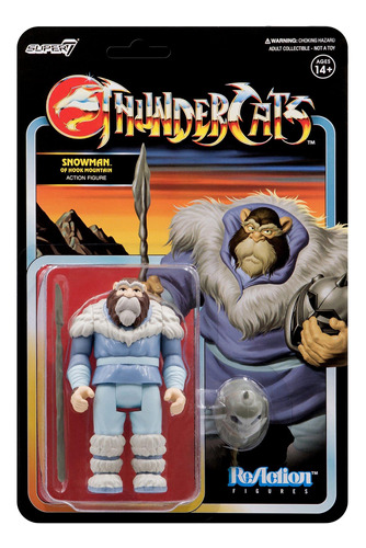 Figura De Reacción Thundercats Snowman Of Hook Mountain Wave