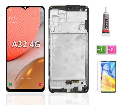 Pantalla Lcd Con Marco Para A32 4g A325 A325 Amoled