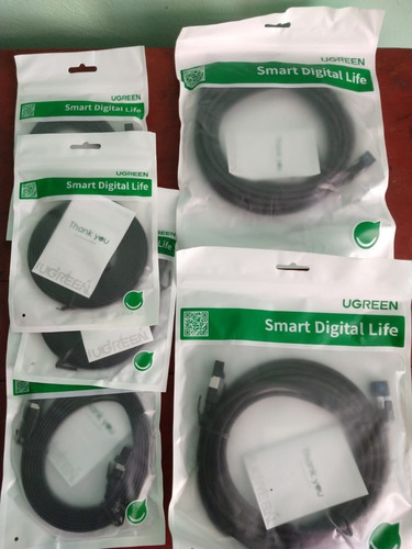 Imagen 8 de 8 de Cable Lan Ethernet Rj45 Cat 8 40 Gbps 2000mhz 2mt Ugreen :d