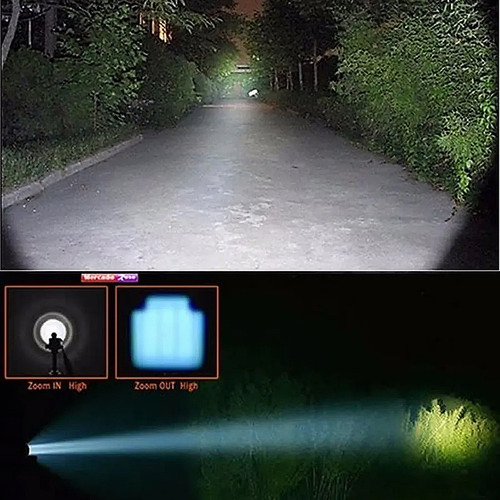 Mini Lanterna Tatica 720.000 Lumens Forte Potente Led Q5. (Usado)