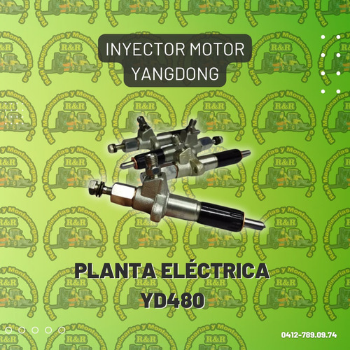 Inyector Motor Yangdong Planta Eléctrica Yd480