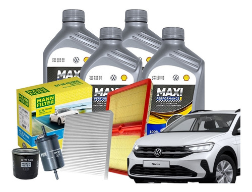 Kit Revisão Nivus 1.0 Tsi 2020 2021 2022 Original Vw/mann