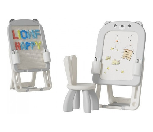 Atril Infantil Blanco - Pizarra Con Silla