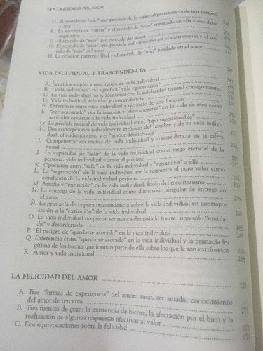Libro La Esencia Del Amor, Dietrich Von Hildebrabd