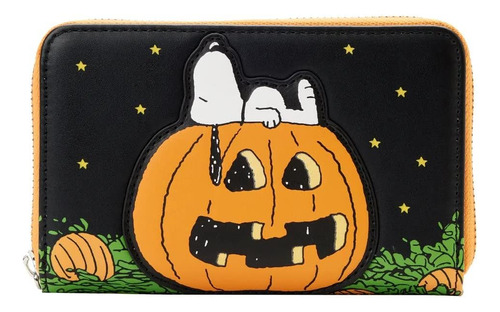 Billetera Loungefly Peanuts Snoopy Con Calabaza Gigante