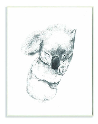 Cute Koala Baby Animal Neutral Gray Drawing, Design By ...