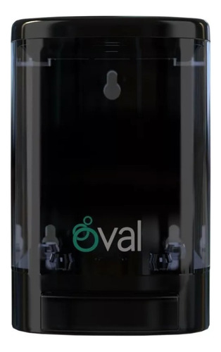 Set 10 Dispensador Jabon Oval Rellenable 1 Litro Color Negro
