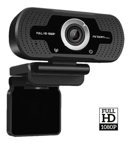 Camara Web Argom Tech Cam40 Hd 1080p Con Microfono Usb 