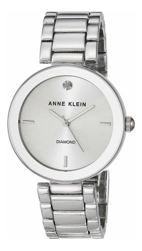 Reloj Mujer Anne Klein Ak-1363svsv Cuarzo Pulso Plateado En 