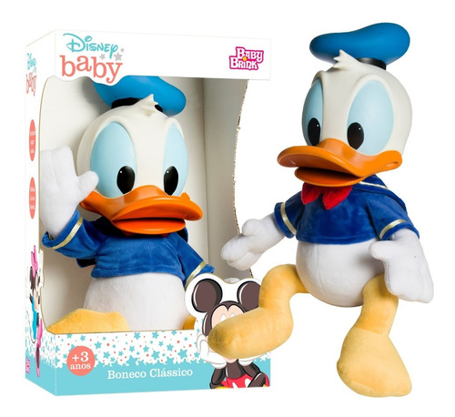 Boneco Pato Donald Clássico 54 Cm Disney Baby - Baby Brink