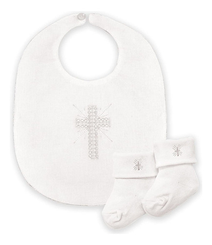 Stephan Bebe Infant Boy/girl Bordado Para Bautizo De Babero