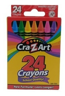 Caja De  24 Creyones  Crazart Americanos