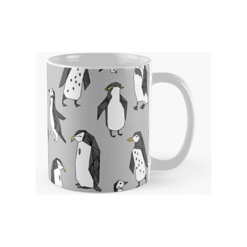 Taza Pingüinos - Pizarra De Andrea Lauren Calidad Premium