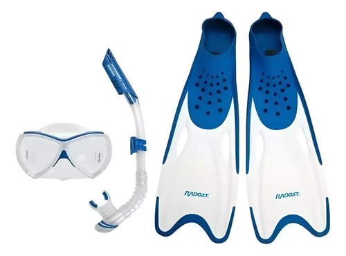 Set Snorkel  Radost Patas Rana + Antiparras Xl (42-43)