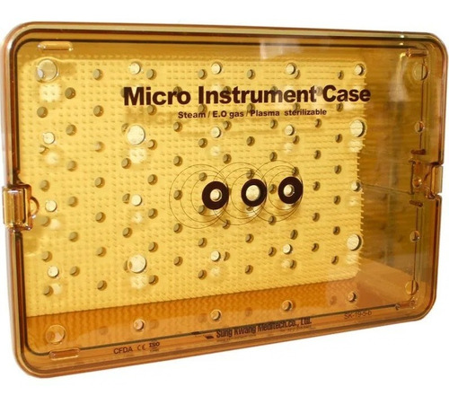 Caja Esterilizadora De Micro Instrumental Quirúrgico Hergom