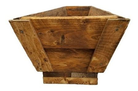 Imagen 7 de 8 de Maceta De Madera Tipo Jardinera De 70 Cm De Largo