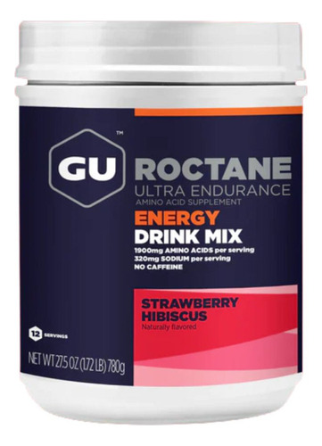 Hidratacion Running Gu Energy Roctane Drink Mix Strawberry H Color Multicolor