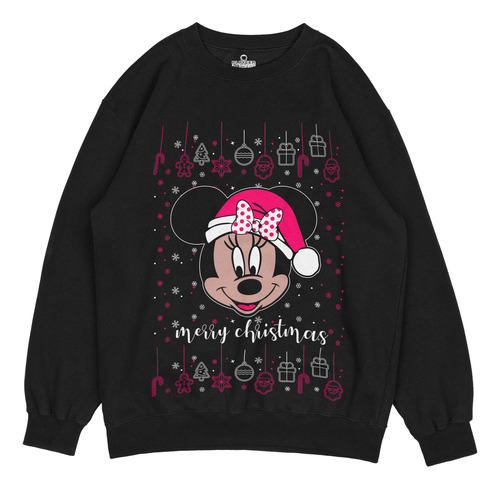 Sudadera Ugly Sueter Anime Mickey Minnie Disney Navidad Pare
