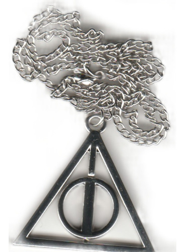 Imagen 1 de 1 de Salud: Collar  Harry Potter Reliquias Muerte Plata Giratorio