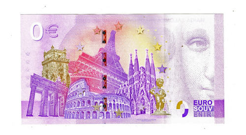 Billete 0 Euro Souvenir Darth Vader Star Wars Alemania 2023 (Usado)