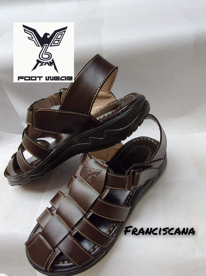 Franciscanas En Cuero Para Hombre Zapatos | 📦