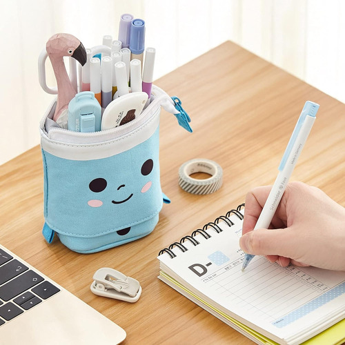 Estuche Retráctil Ajustable Para Lápices, Bonito Diseño De C
