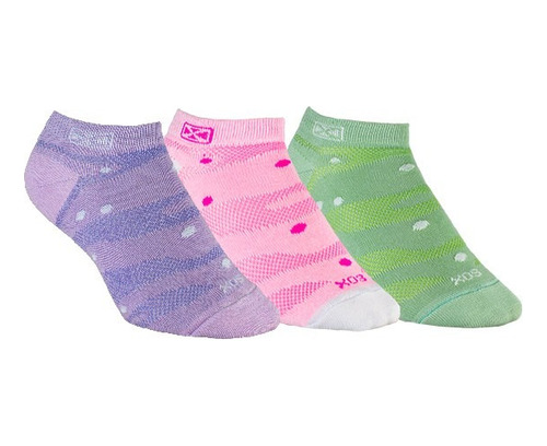 Medias Soquetes Pack X3 Varios Colores  Sox®  Palermo