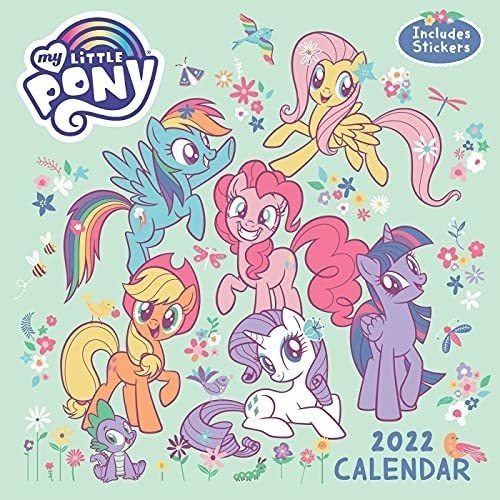 My Little Pony Friendship Is Magic 2022 Wall Calenda, de Hasbro,. Editorial Andrews McMeel Publishing en inglés