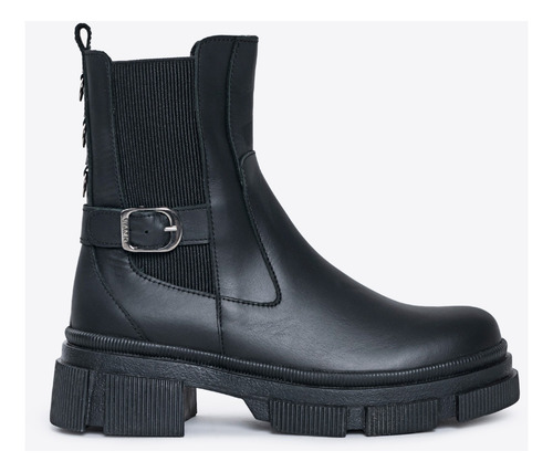 Botas Caña Media July Viamo Cuero Moda Mujer