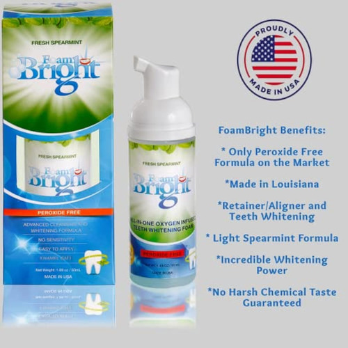 Limpiador De Retenedores Y Alineadores Foambright,