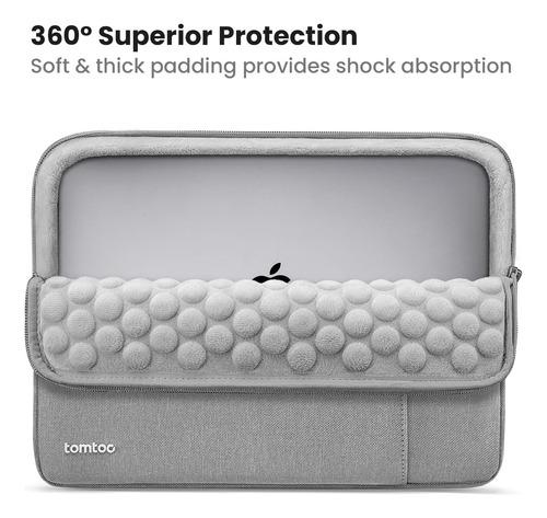 Funda Para Portátil De 13 Pulgadas, Gris/impermeable/protect