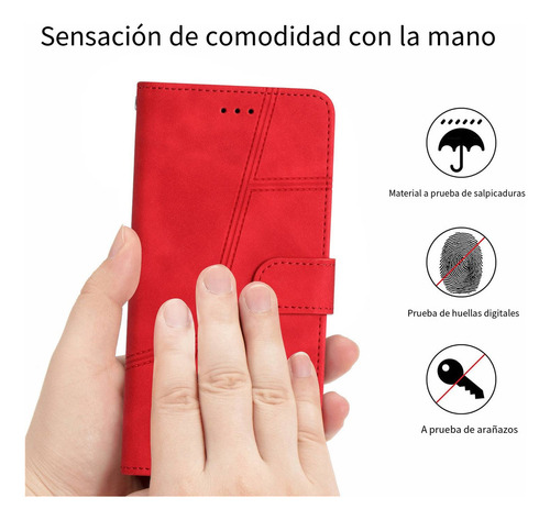 Funda Para Teléfono Zte Blade A52/blade V50 Smart/blade A34 Con Tapa, Piel Al Tacto, Funda Tipo Cartera
