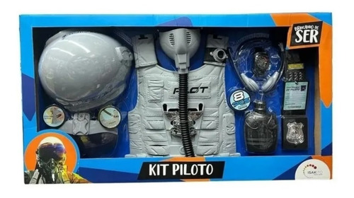 Kit Piloto De Avión Isakito Set Juego Aviador De Combate