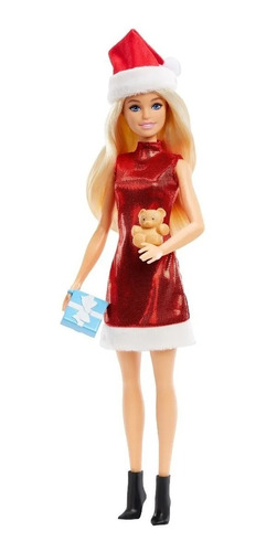 Muñeca Barbie Disfraz Santa Claus Coleccionable