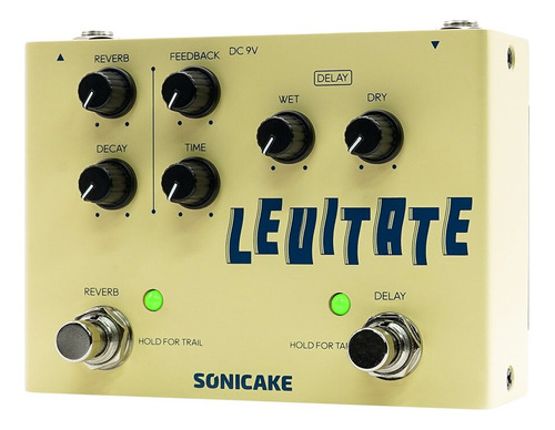 Pedal De Efectos De Guitarra Sonicake Delay And Reverb Mode