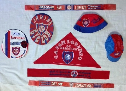 Lote Bandera Banderines Vinchas Estandarte San Lorenzo Slz02