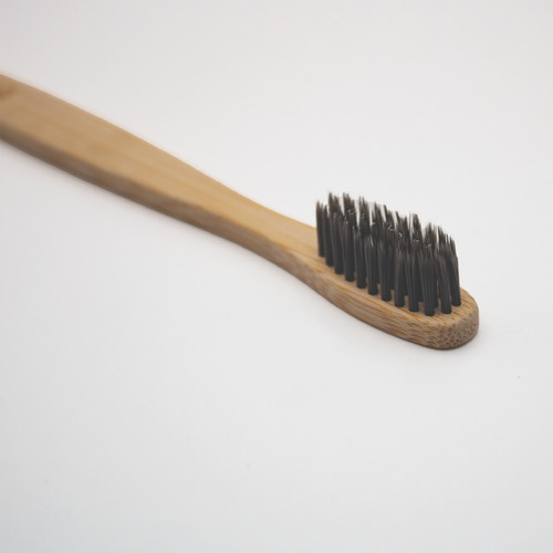 5 Pack Cepillo De Dientes Bambú Cerdas De Carbón Activado