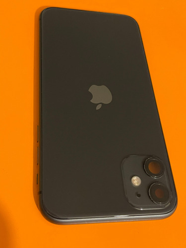 Carcasa Tapa Trasera iPhone 11 Black Negro Original C/flex