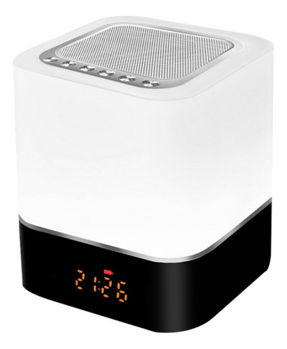 A Lámpara Nocturna Pequeña Con Altavoz Inalámbrico Bt, Luz