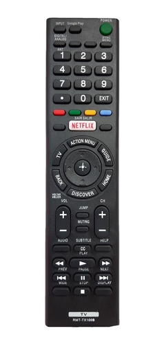Control Tv Compatible Con Sony Smart Rmt-tx100b Forro Pilas