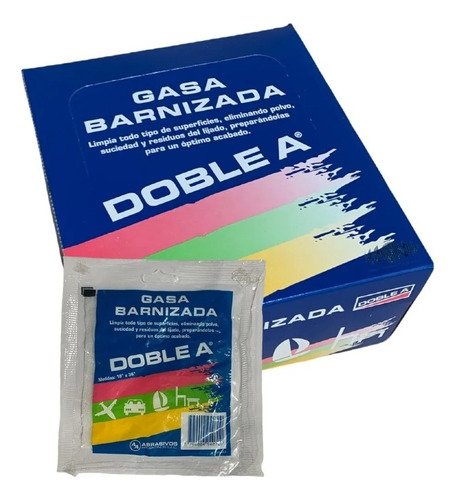 Gasa Barnizada Doble A 18x36 Por Unidad 