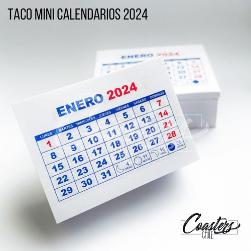 Mini Tacos De Calendario 2024 - 100un.