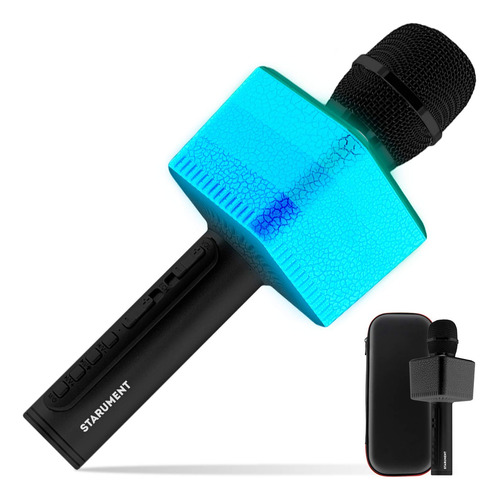 Micrófono De Karaoke Inalámbrico Bluetooth 3 1 Luces ...