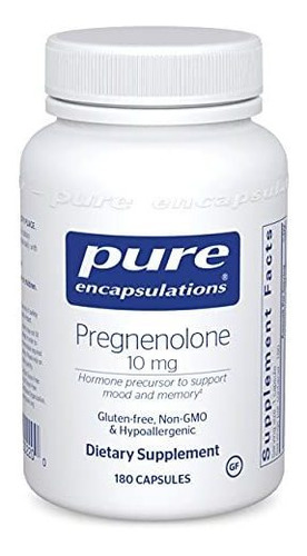 Suplemento Pregnenolona 10mg | Equilibrio Hormonal | 180 Cápsulas